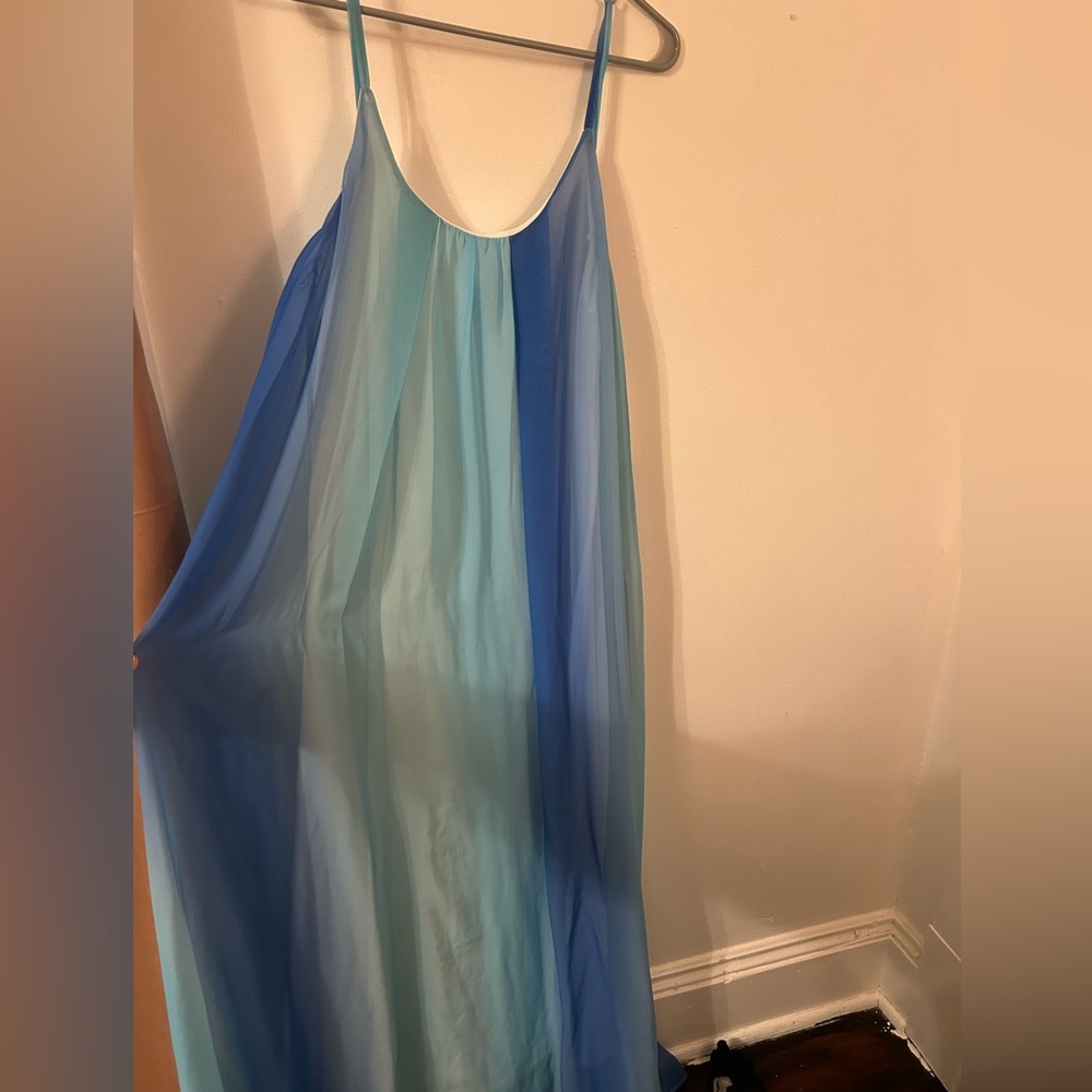 Blue Ombre Maxi Dress